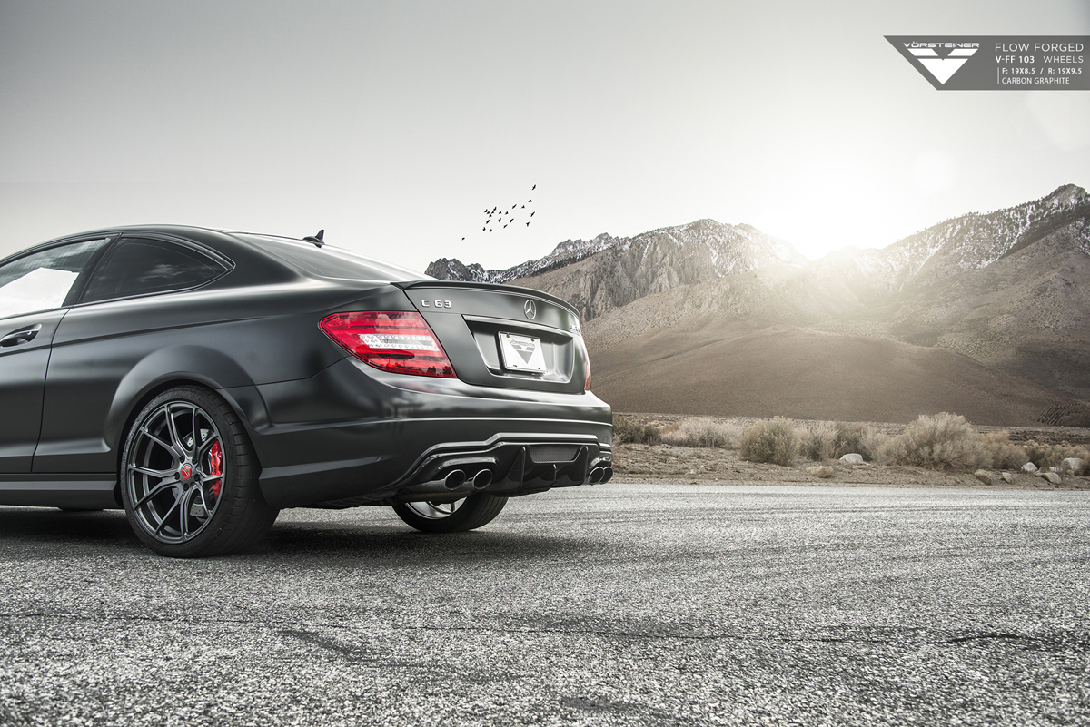 photo 7 Mercedes-Benz AMG C custom wheels Vorsteiner V-FF 103 19x8.5, ET , tire size X R19. 19x9.5 ET 