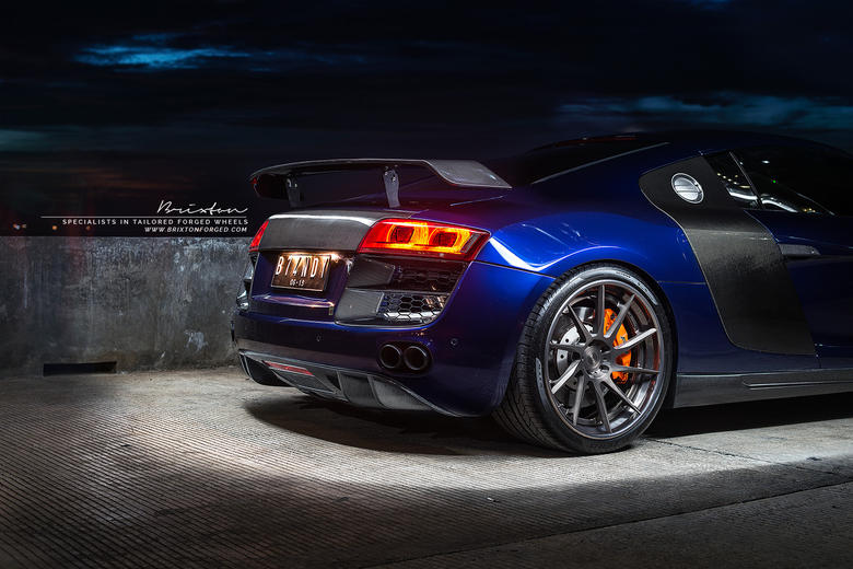 photo 5 Audi R8 custom wheels Brixton R10D Targa 20x9.0, ET , tire size X R20. 20x12.0 ET 