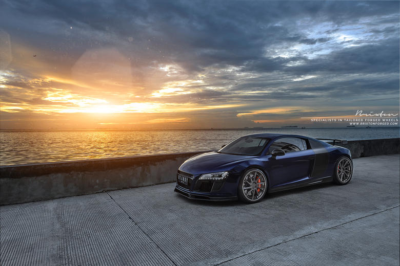 photo 6 Audi R8 custom wheels Brixton R10D Targa 20x9.0, ET , tire size X R20. 20x12.0 ET 
