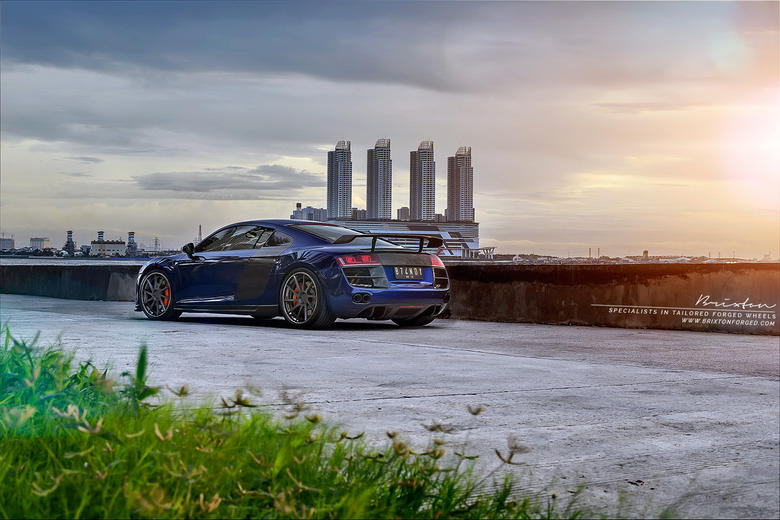 photo 7 Audi R8 custom wheels Brixton R10D Targa 20x9.0, ET , tire size X R20. 20x12.0 ET 