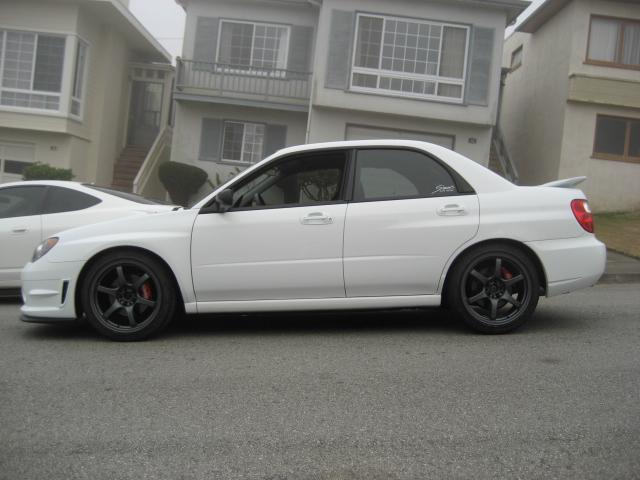photo 1 Subaru Impreza WRX custom wheels Rays Engineering Gram Lights 57Maximum 18x8.5, ET +45, tire size 235/40 R18. x ET 