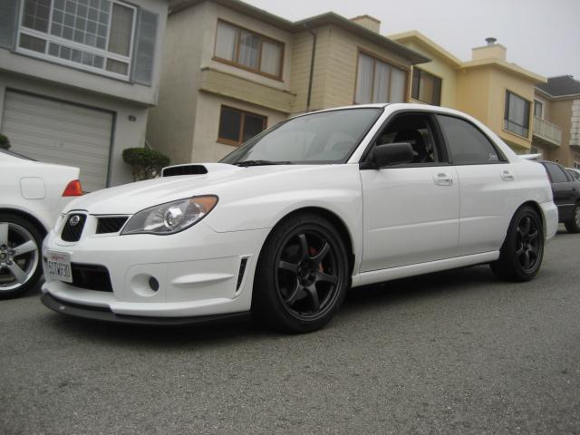 photo 2 Subaru Impreza WRX custom wheels Rays Engineering Gram Lights 57Maximum 18x8.5, ET +45, tire size 235/40 R18. x ET 