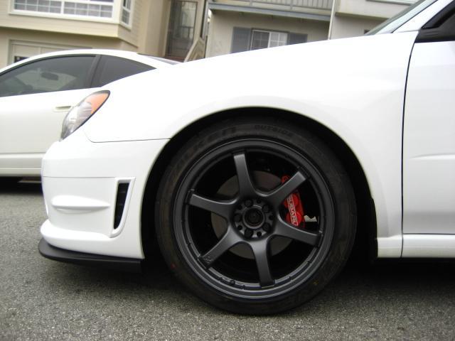 photo 5 Subaru Impreza WRX custom wheels Rays Engineering Gram Lights 57Maximum 18x8.5, ET +45, tire size 235/40 R18. x ET 