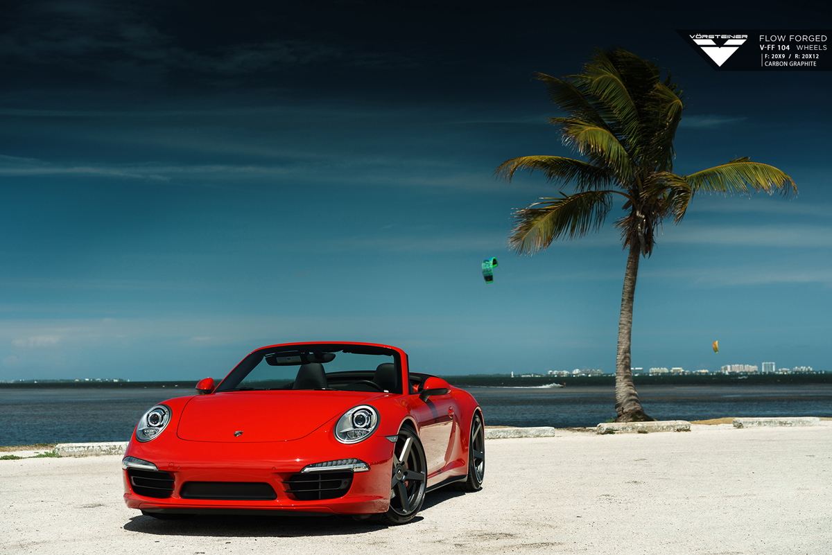 photo 2 Porsche 911 custom wheels Vorsteiner VFF-104 20x9.0, ET , tire size X R20. 20x12.0 ET 