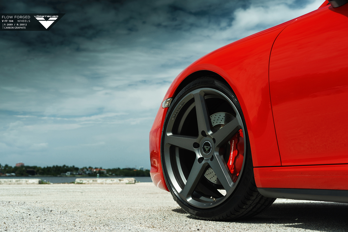 photo 4 Porsche 911 custom wheels Vorsteiner VFF-104 20x9.0, ET , tire size X R20. 20x12.0 ET 
