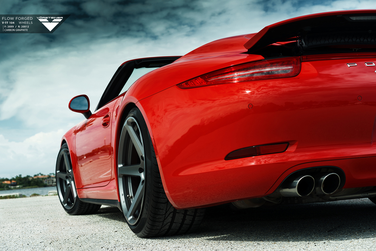 photo 5 Porsche 911 custom wheels Vorsteiner VFF-104 20x9.0, ET , tire size X R20. 20x12.0 ET 