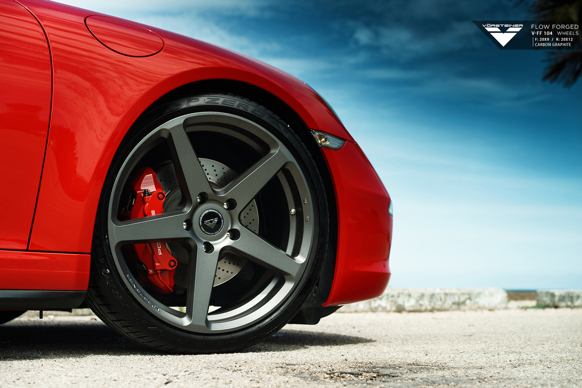 photo 1 Porsche 911 custom wheels Vorsteiner VFF-104 20x9.0, ET , tire size X R20. 20x12.0 ET 