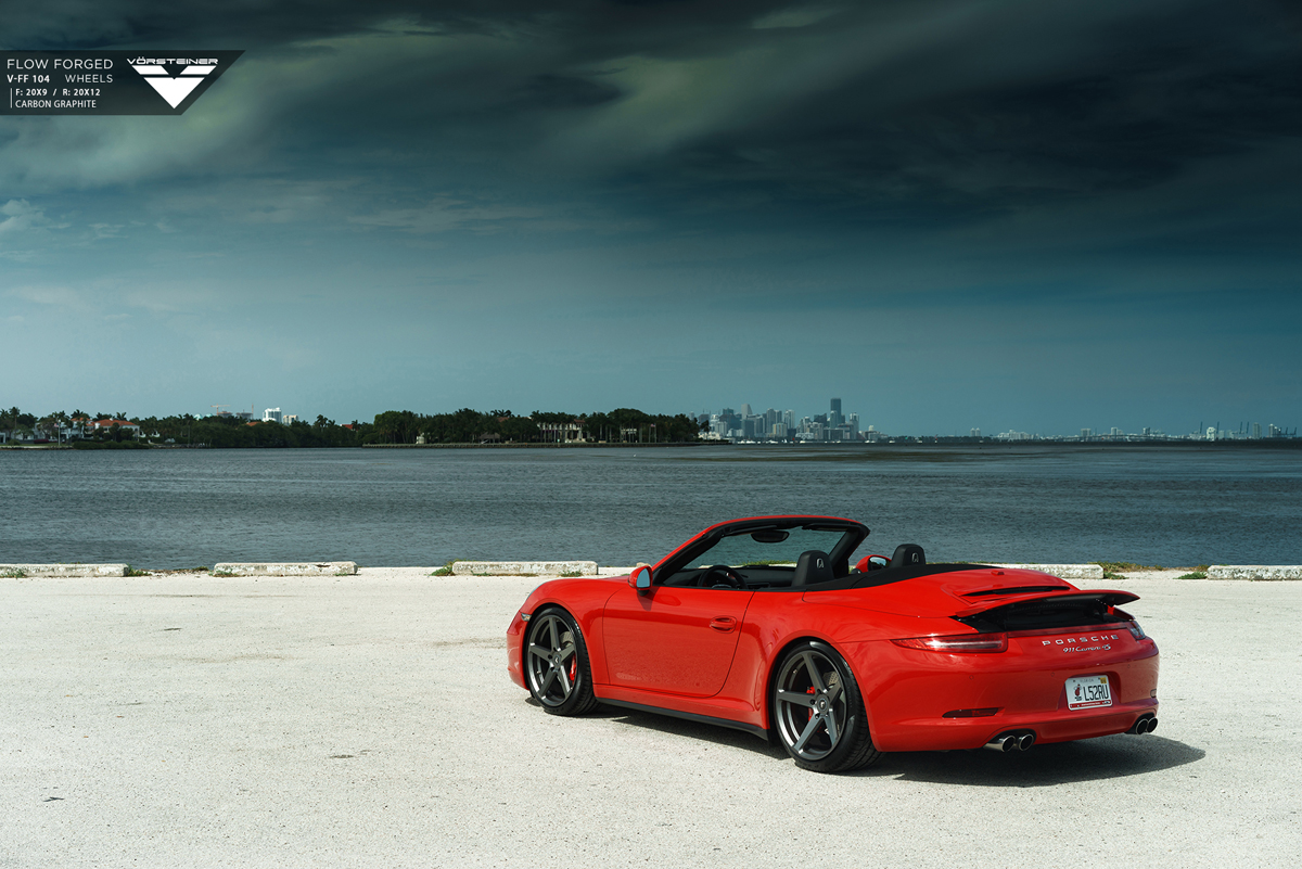photo 6 Porsche 911 custom wheels Vorsteiner VFF-104 20x9.0, ET , tire size X R20. 20x12.0 ET 