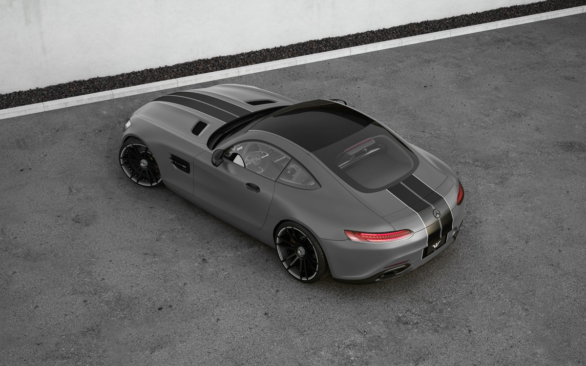 photo 2 Mercedes-Benz AMG GT custom wheels F.I.W.E.  21x9.0, ET , tire size 245/30 R21. 21x11.5 ET 305/25 R21