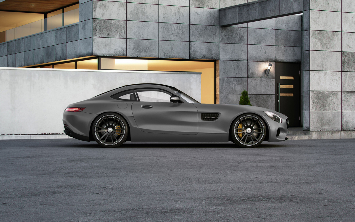 photo 4 Mercedes-Benz AMG GT custom wheels F.I.W.E.  21x9.0, ET , tire size 245/30 R21. 21x11.5 ET 305/25 R21
