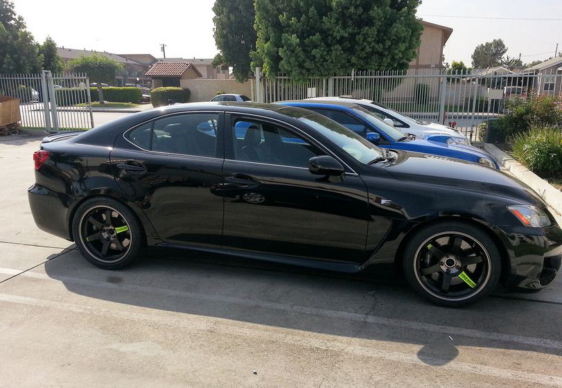 photo 1 Lexus IS-F custom wheels Volk Racing  18x10.0, ET +40, tire size 265/35 R18. x ET 