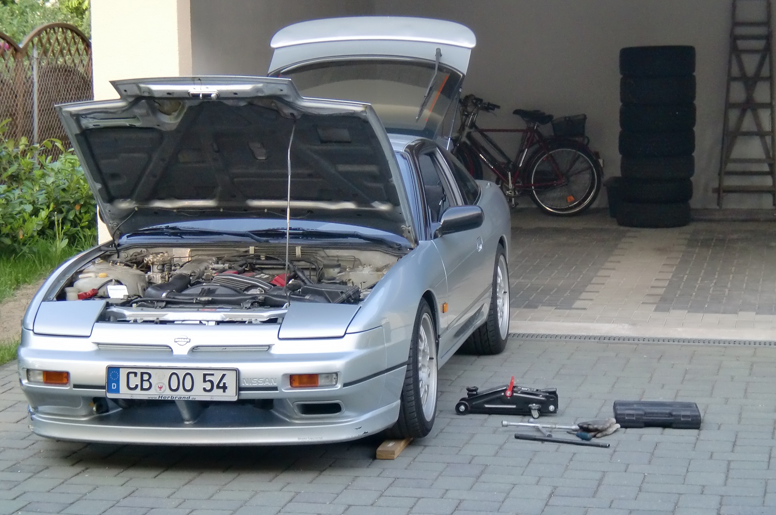 photo 4 Nissan S13 custom wheels BBS R32 V-Spec Wheels 17x8.0, ET +30, tire size 225/45 R17. x ET