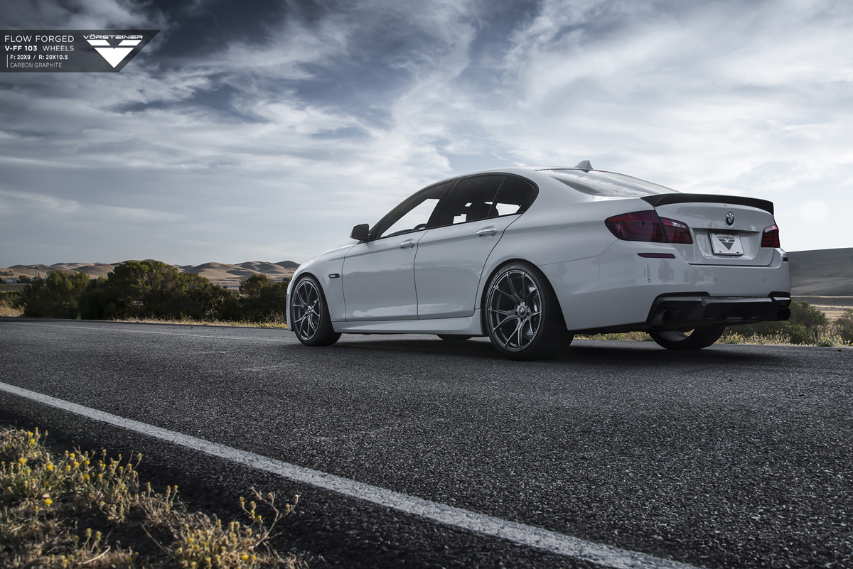 photo 2 BMW M5 custom wheels Vorsteiner VFF-103 20x9.0, ET , tire size 245/35 R20. 20x10.5 ET 285/30 R20