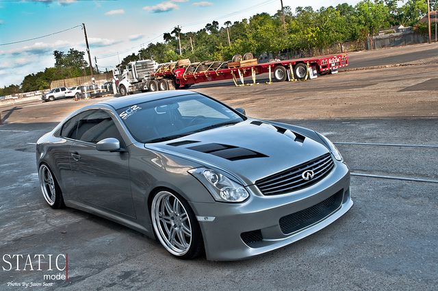 photo 3 Infiniti G35 custom wheels WORK T1S 20x9.5, ET 0, tire size 225/35 R20. 20x10.5 ET0 245/35 R20