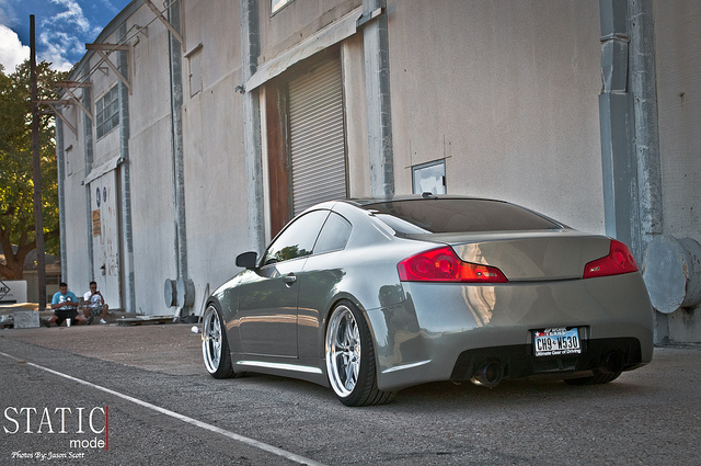 photo 4 Infiniti G35 custom wheels WORK T1S 20x9.5, ET 0, tire size 225/35 R20. 20x10.5 ET0 245/35 R20