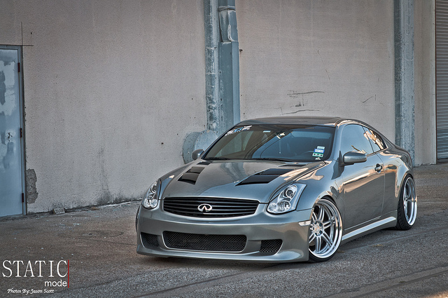 photo 5 Infiniti G35 custom wheels WORK T1S 20x9.5, ET 0, tire size 225/35 R20. 20x10.5 ET0 245/35 R20