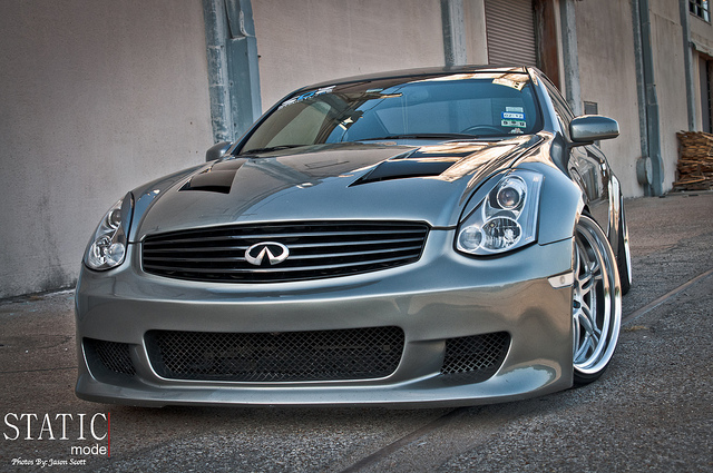 photo 6 Infiniti G35 custom wheels WORK T1S 20x9.5, ET 0, tire size 225/35 R20. 20x10.5 ET0 245/35 R20