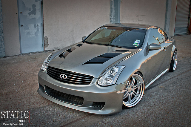 photo 7 Infiniti G35 custom wheels WORK T1S 20x9.5, ET 0, tire size 225/35 R20. 20x10.5 ET0 245/35 R20