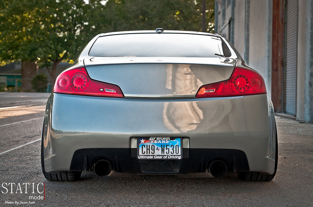 photo 8 Infiniti G35 custom wheels WORK T1S 20x9.5, ET 0, tire size 225/35 R20. 20x10.5 ET0 245/35 R20