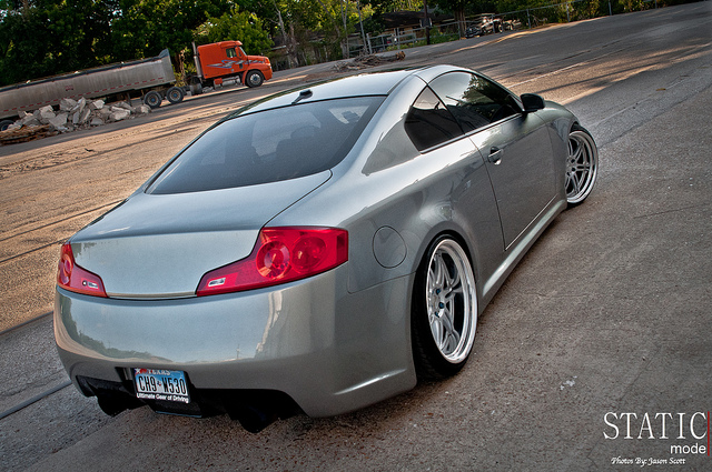photo 9 Infiniti G35 custom wheels WORK T1S 20x9.5, ET 0, tire size 225/35 R20. 20x10.5 ET0 245/35 R20