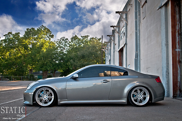photo 10 Infiniti G35 custom wheels WORK T1S 20x9.5, ET 0, tire size 225/35 R20. 20x10.5 ET0 245/35 R20