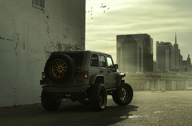 photo 2 Jeep Wrangler custom wheels American Force  Burnout 22x12.0, ET , tire size 345/55 R22. x ET 