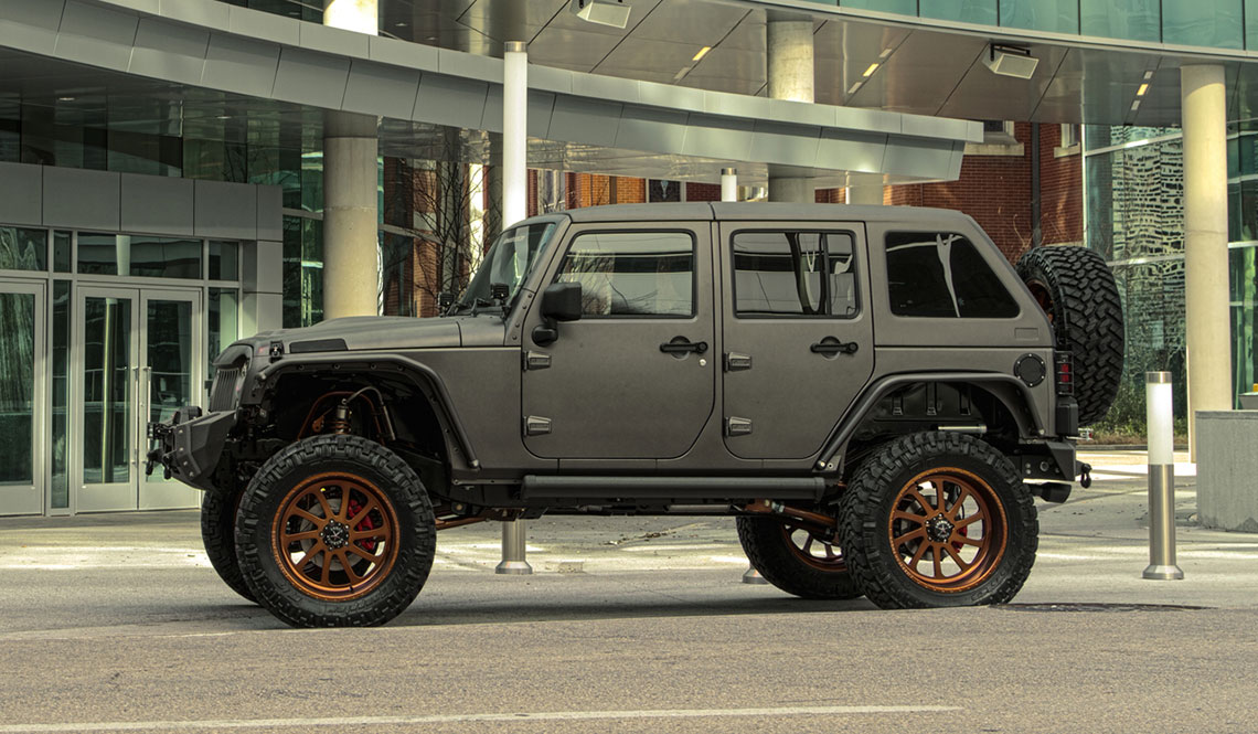 photo 3 Jeep Wrangler custom wheels American Force  Burnout 22x12.0, ET , tire size 345/55 R22. x ET 