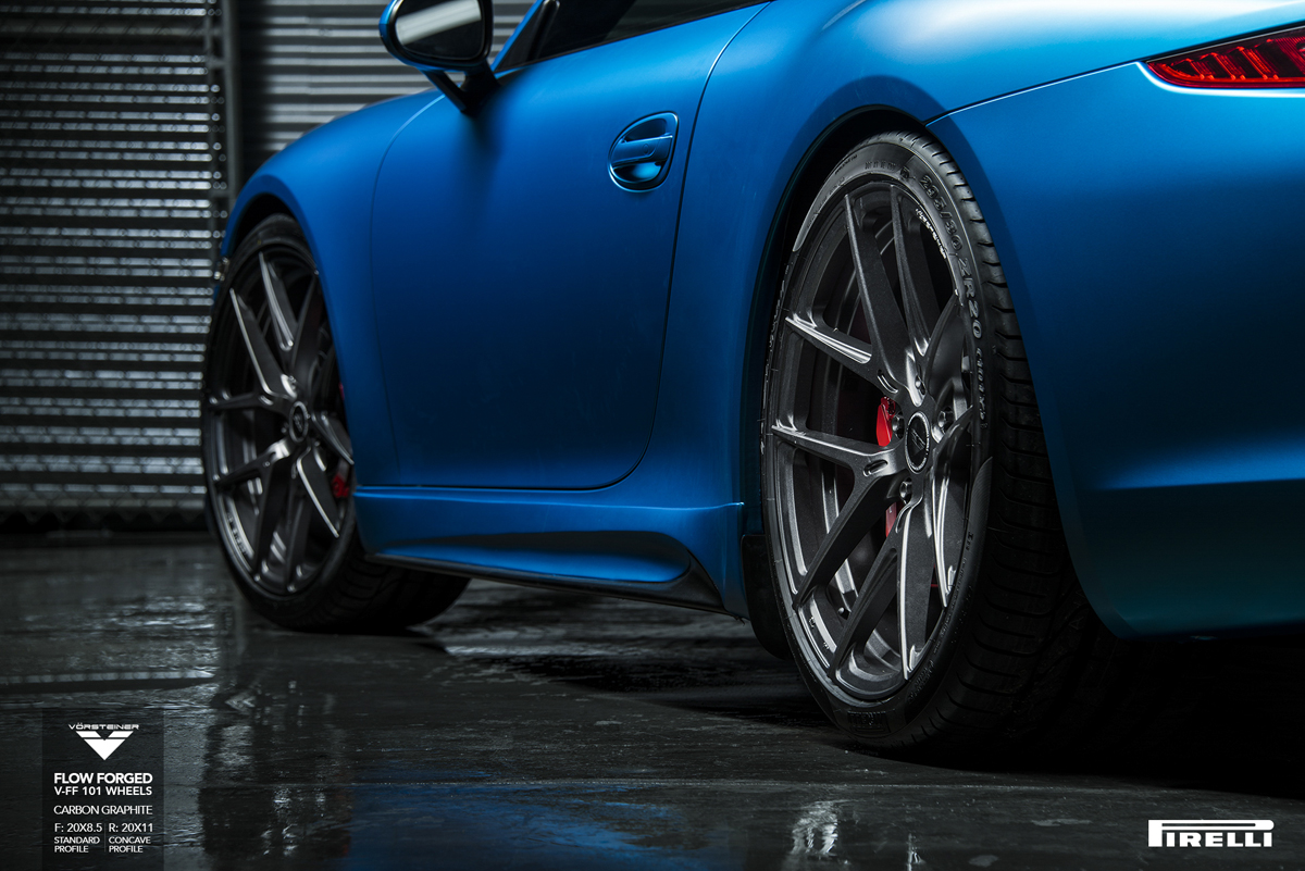 photo 1 Porsche 911 custom wheels Vorsteiner VFF-101 20x8.5, ET , tire size 245/35 R20. 20x11.0 ET 295/30 R20