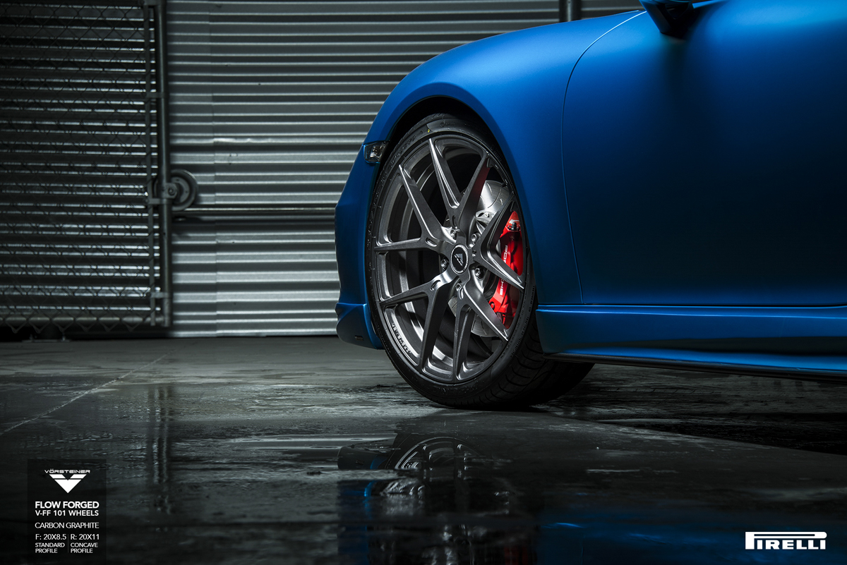 photo 5 Porsche 911 custom wheels Vorsteiner VFF-101 20x8.5, ET , tire size 245/35 R20. 20x11.0 ET 295/30 R20