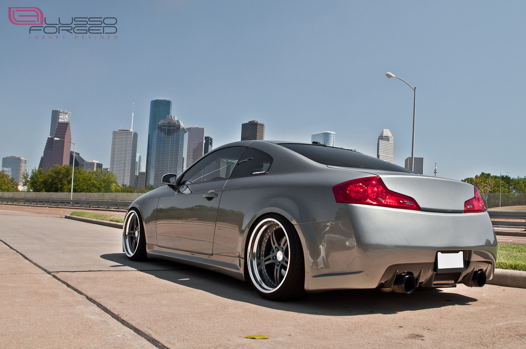 photo 1 Infiniti G35 custom wheels Lusso Forged LFC5 20x9.5, ET -2, tire size 225/35 R20. 20x10.5 ET-2 245/35 R20