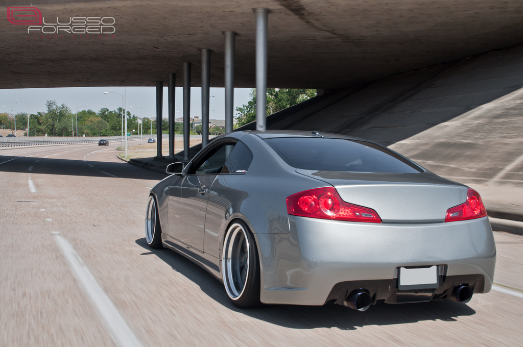 photo 2 Infiniti G35 custom wheels Lusso Forged LFC5 20x9.5, ET -2, tire size 225/35 R20. 20x10.5 ET-2 245/35 R20