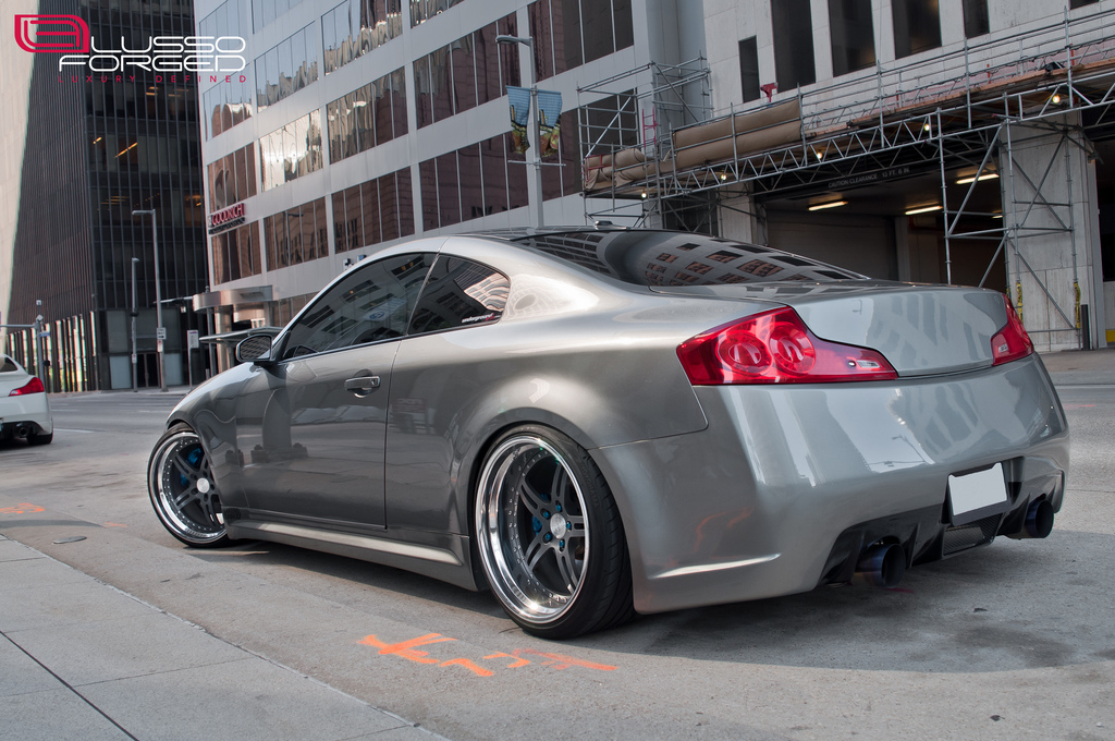 photo 6 Infiniti G35 custom wheels Lusso Forged LFC5 20x9.5, ET -2, tire size 225/35 R20. 20x10.5 ET-2 245/35 R20
