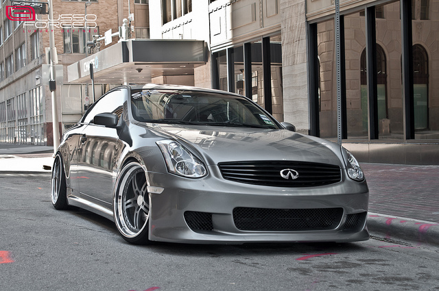 photo 10 Infiniti G35 custom wheels Lusso Forged LFC5 20x9.5, ET -2, tire size 225/35 R20. 20x10.5 ET-2 245/35 R20