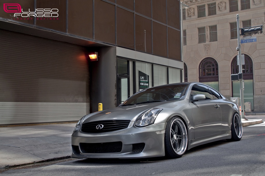 photo 11 Infiniti G35 custom wheels Lusso Forged LFC5 20x9.5, ET -2, tire size 225/35 R20. 20x10.5 ET-2 245/35 R20