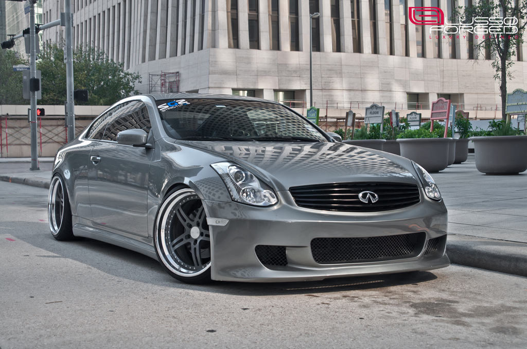 photo 12 Infiniti G35 custom wheels Lusso Forged LFC5 20x9.5, ET -2, tire size 225/35 R20. 20x10.5 ET-2 245/35 R20