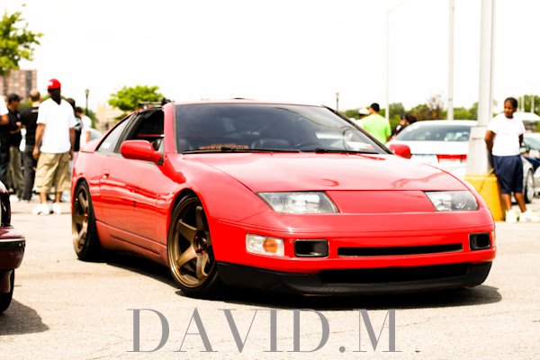 photo 1 Nissan 300ZX 2-seat custom wheels Rota P45R 18x9.5, ET +20, tire size 225/40 R18. x ET 