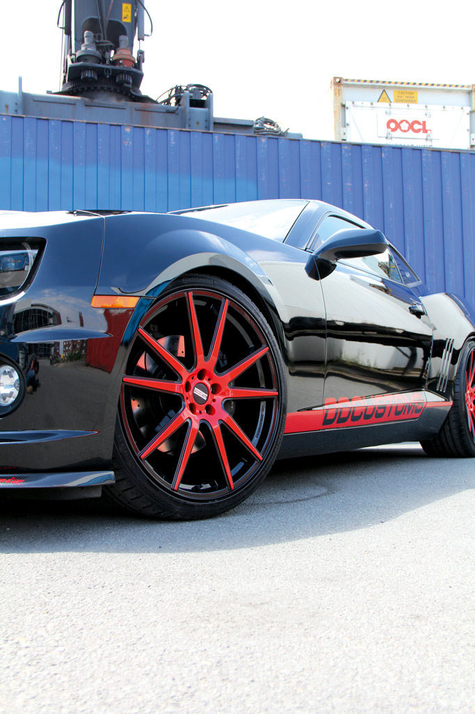 photo 4 Chevrolet Camaro custom wheels Drewske STC-10 22x9.0, ET , tire size 265/30 R22. 22x11.0 ET 305/25 R22