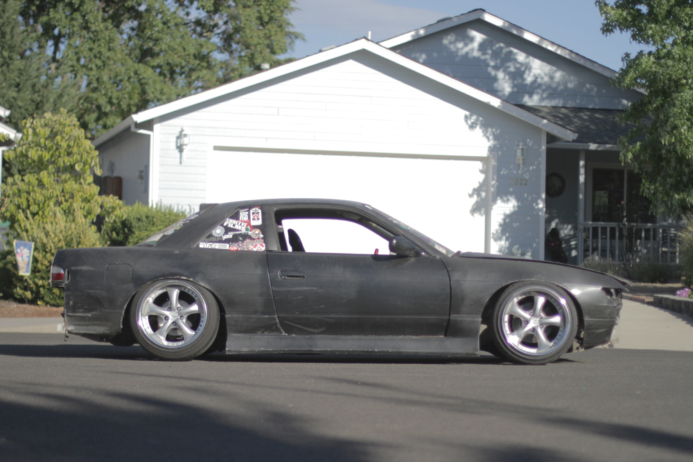 photo 1 Nissan S13 custom wheels Work VS-KF 17x10.5, ET -14, tire size 215/40 R17. x ET 225/45 R