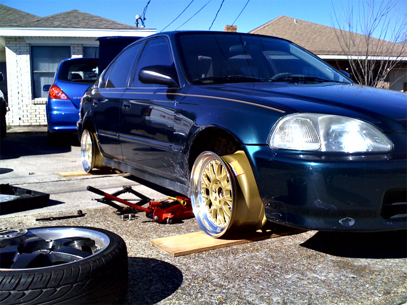 photo 7 Honda Civic custom wheels XXR 521 16x8.0, ET +20, tire size 205/40 R16. x ET