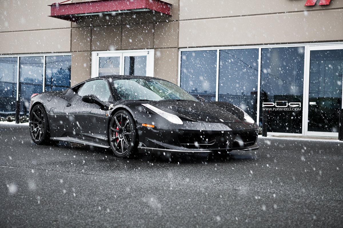 photo 5 Ferrari 458 Italia custom wheels PUR RS03 20x8.5, ET , tire size X R20. 21x12.5 ET 
