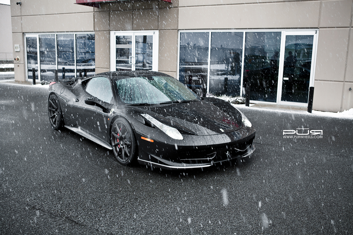 photo 6 Ferrari 458 Italia custom wheels PUR RS03 20x8.5, ET , tire size X R20. 21x12.5 ET 