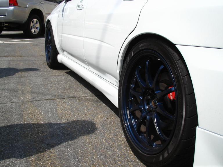 photo 3 Subaru Impreza WRX custom wheels Rays Engineering Volk Racing CE28n 18x8.5, ET +44, tire size 235/40 R18. x ET 