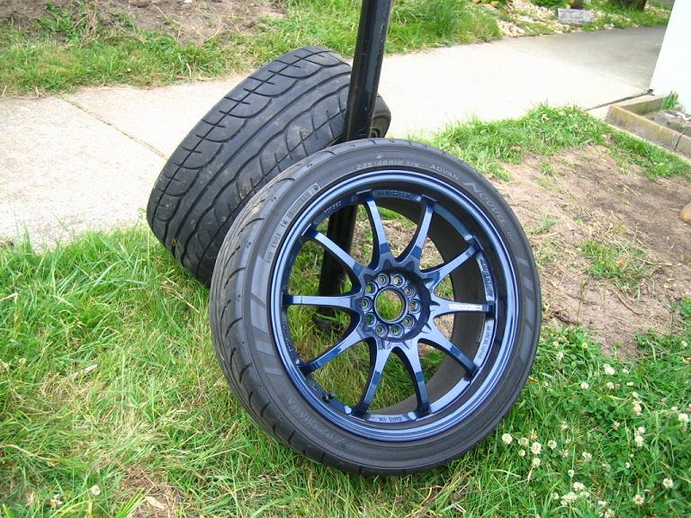 photo 5 Subaru Impreza WRX custom wheels Rays Engineering Volk Racing CE28n 18x8.5, ET +44, tire size 235/40 R18. x ET 