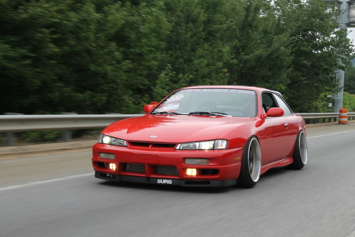 photo 4 Nissan S14 custom wheels work equips 18x10.0, ET -3, tire size 215/35 R18. 18x12.0 ET+4 255/35 R18
