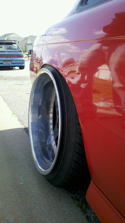 photo 8 Nissan S14 custom wheels work equips 18x10.0, ET -3, tire size 215/35 R18. 18x12.0 ET+4 255/35 R18