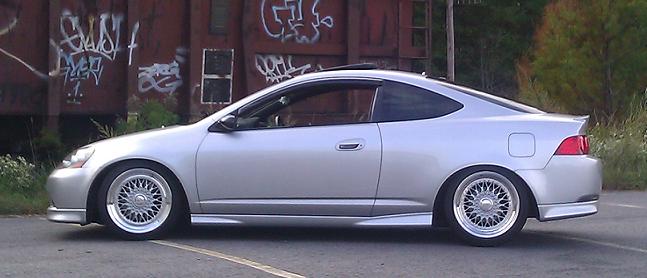 photo 4 Acura RSX custom wheels bbs rs 17x8.5, ET +50, tire size 205/45 R17. 17x9.0 ET+45 