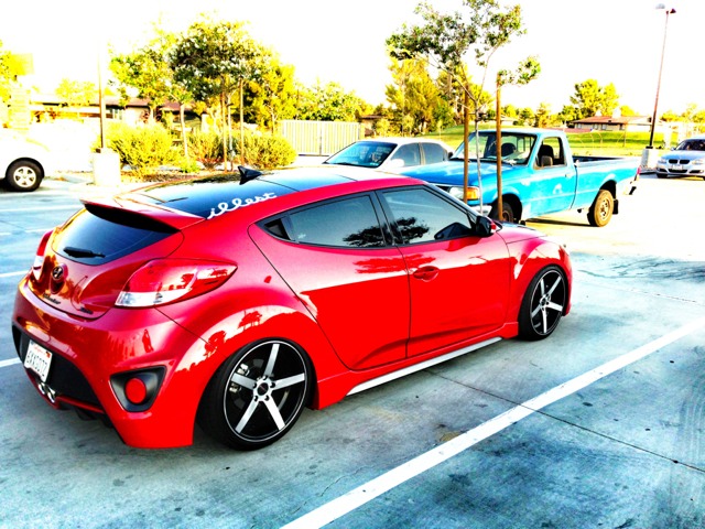 photo 1 Hyundai Veloster custom wheels Tracklite  Track K 18x8.5, ET , tire size 215/35 R18. x ET 