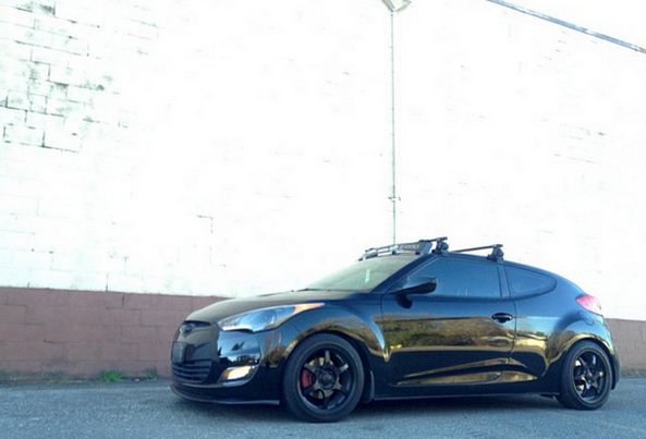 photo 1 Hyundai Veloster custom wheels Konig  Backbones  17x7.5, ET +45, tire size 215/45 R17. x ET 