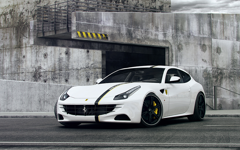 photo 4 Ferrari FF custom wheels 6Sporz²  22x9.0, ET , tire size 255/30 R22. 22x12.0 ET 315/25 R22