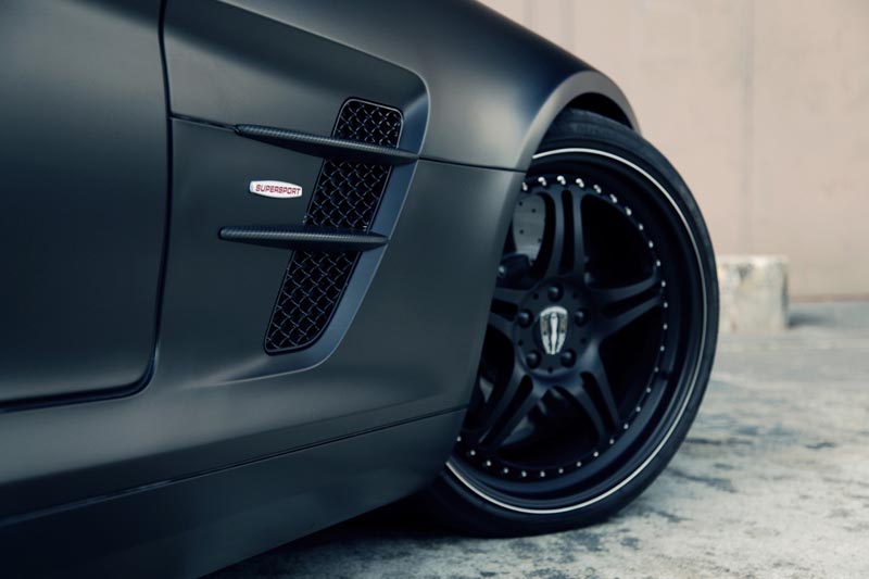 photo 2 Mercedes-Benz SLS AMG Black Series custom wheels Kicherer RS-1 20x10.0, ET , tire size X R20. 21x11.5 ET 